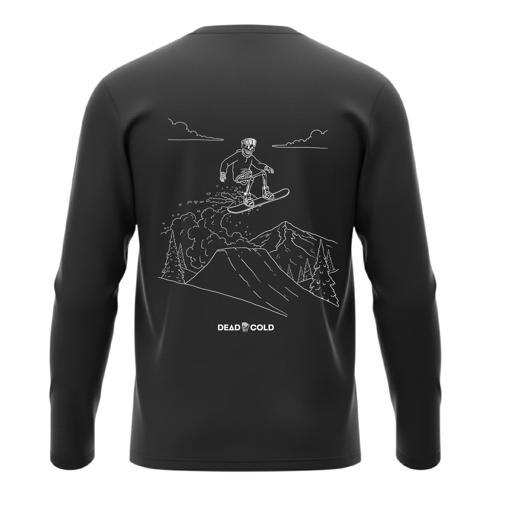 DeadCold Nailed It - Boarders Longsleeve Tee – Black