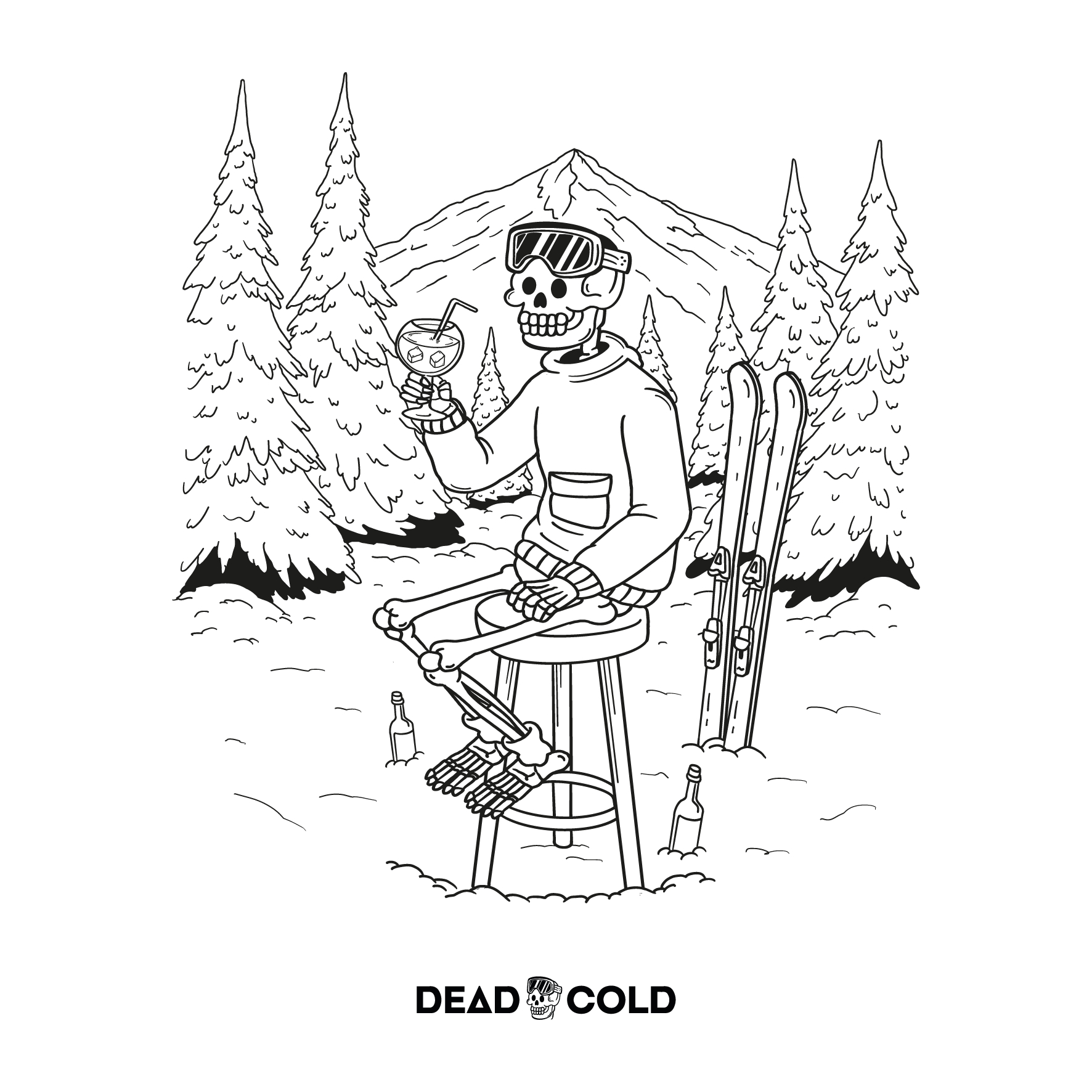 DeadCold Après Club - Sweater – Black