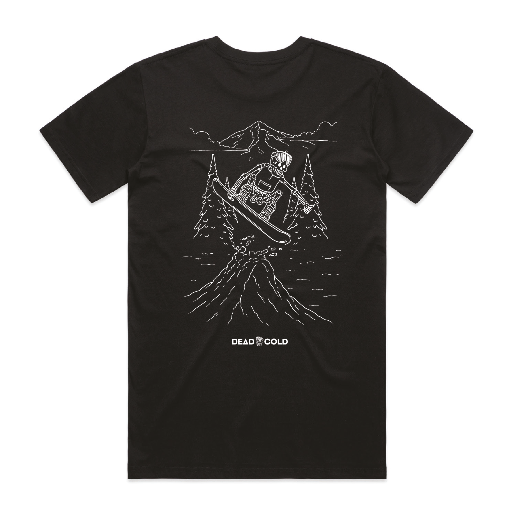 DeadCold Send It - Boarders Tee - White