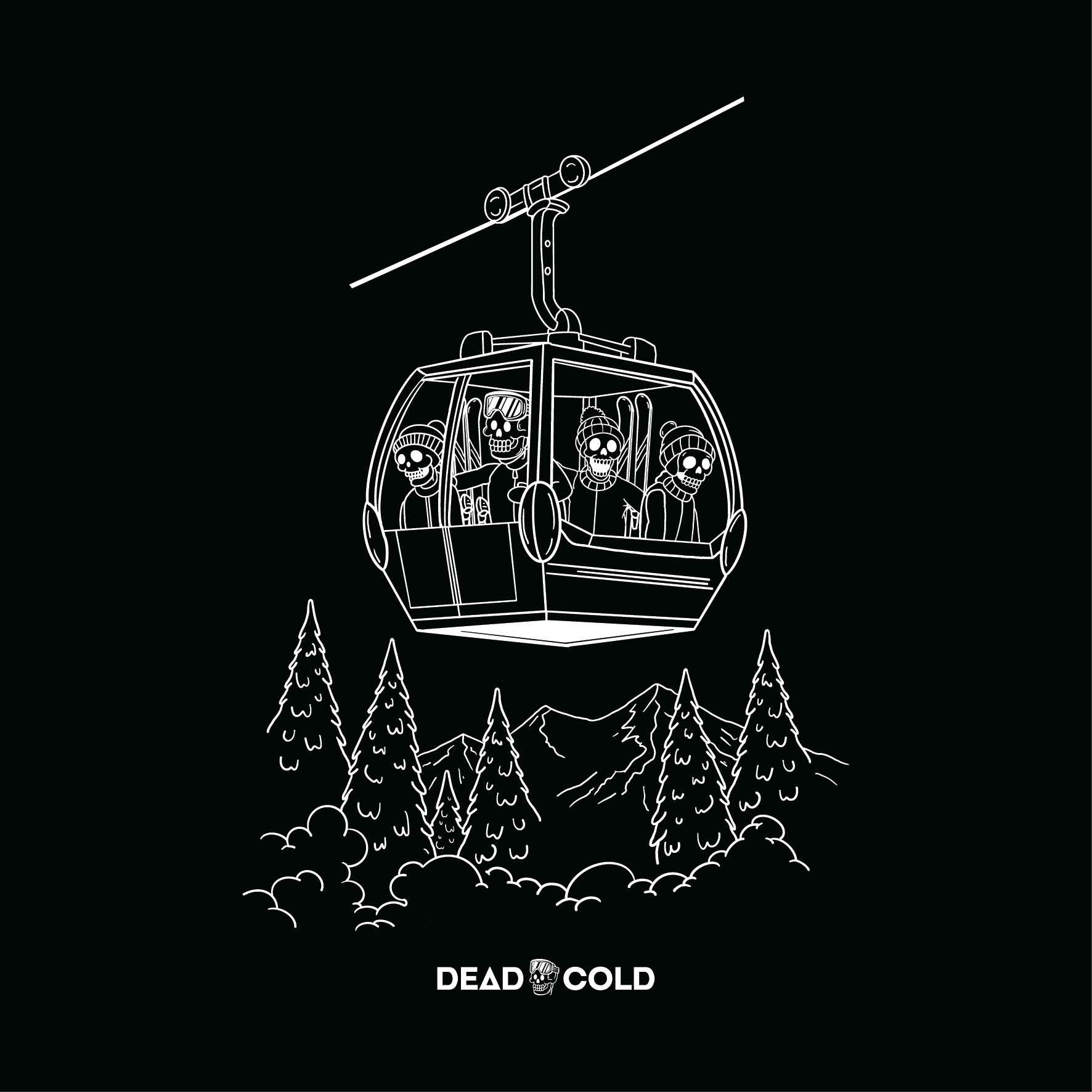 DeadCold Gondola Hoodie - Black