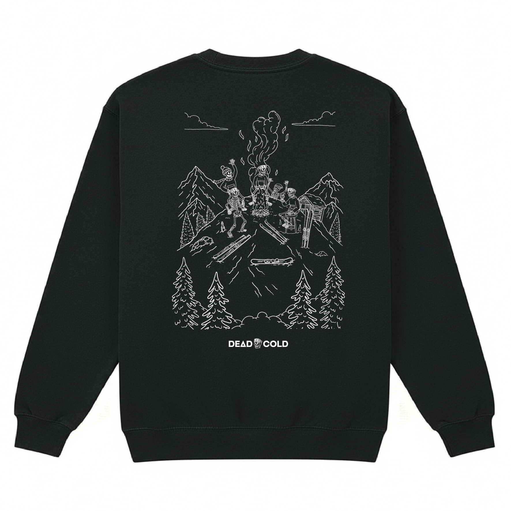 DeadCold Piste Party Sweater – Black
