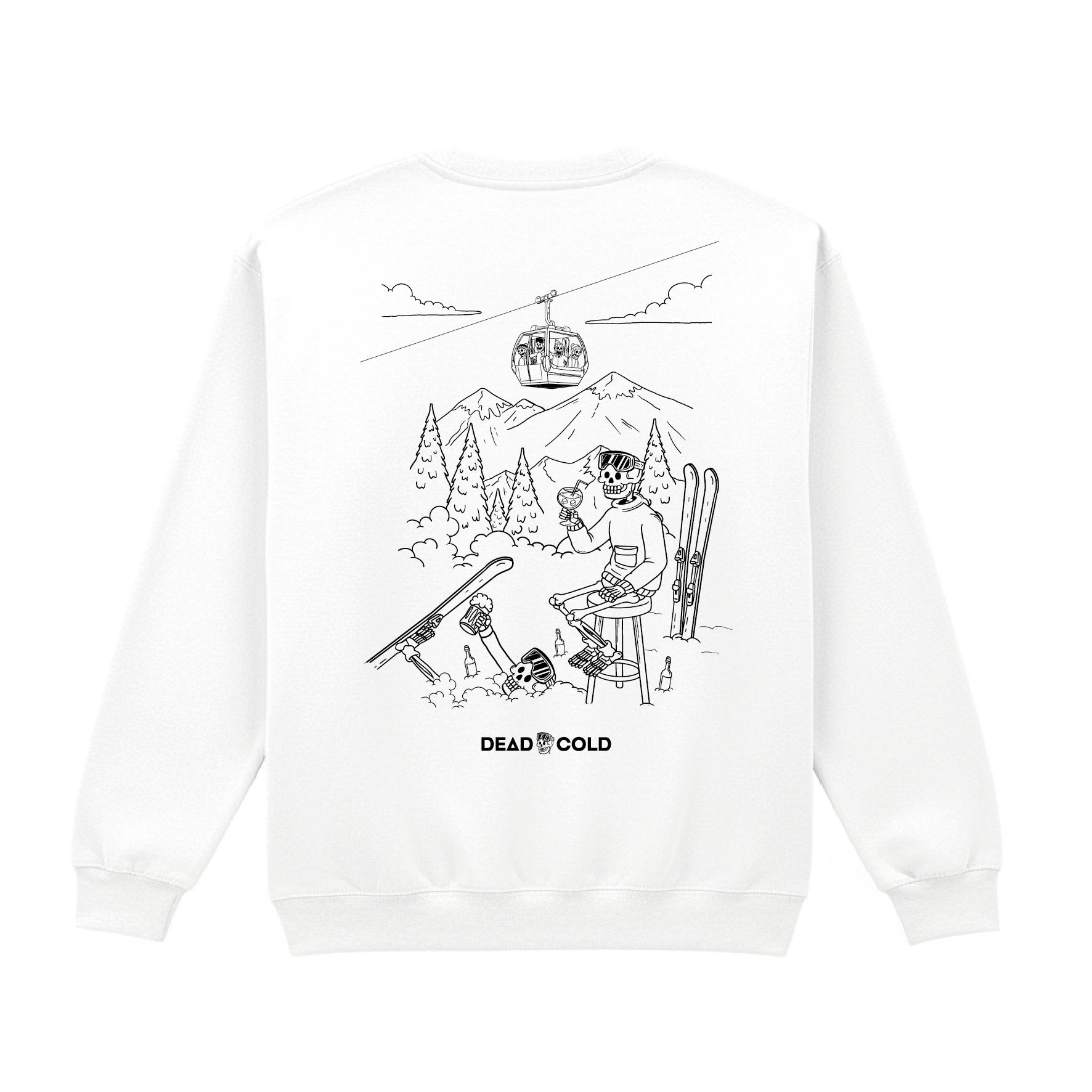 DeadCold Après Energy Sweater – White