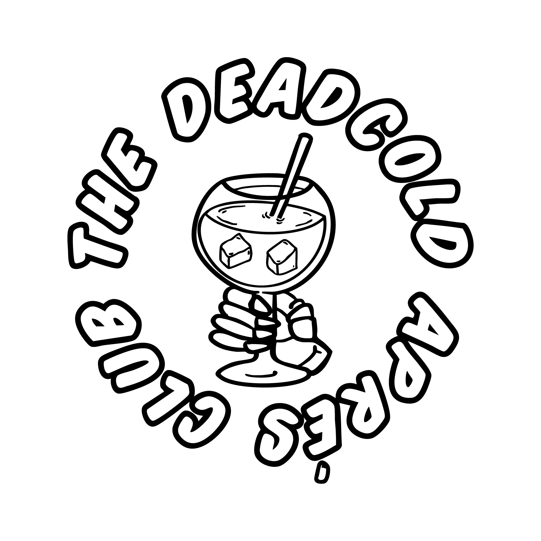 DeadCold Après Board Club - Boarders Longsleeve Tee – Black