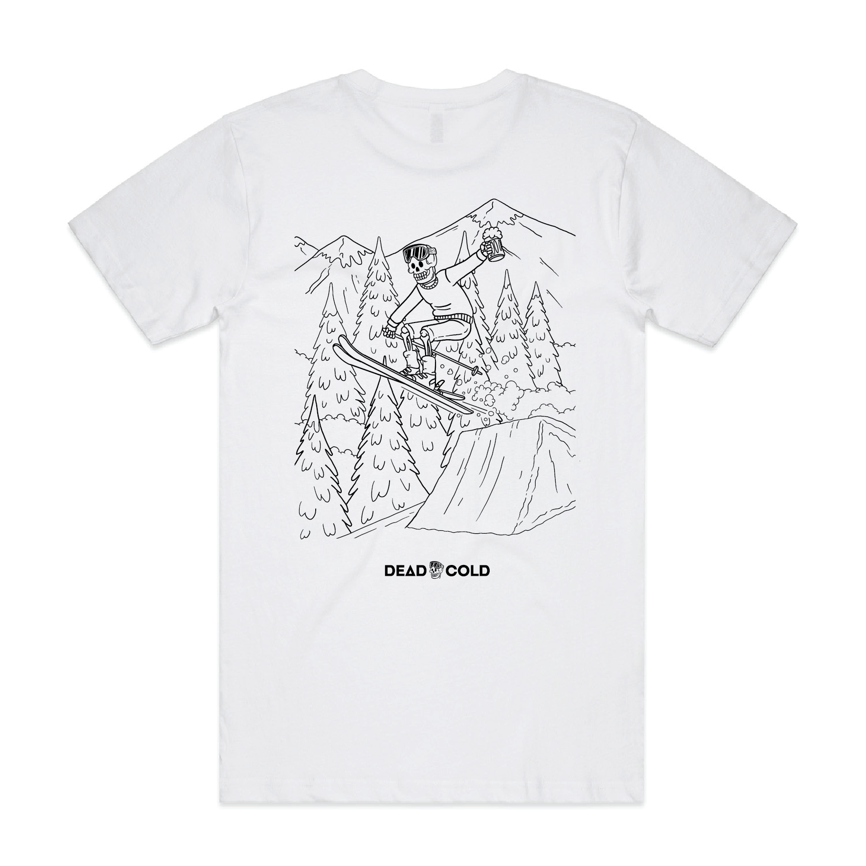 DeadCold Send It Tee – White