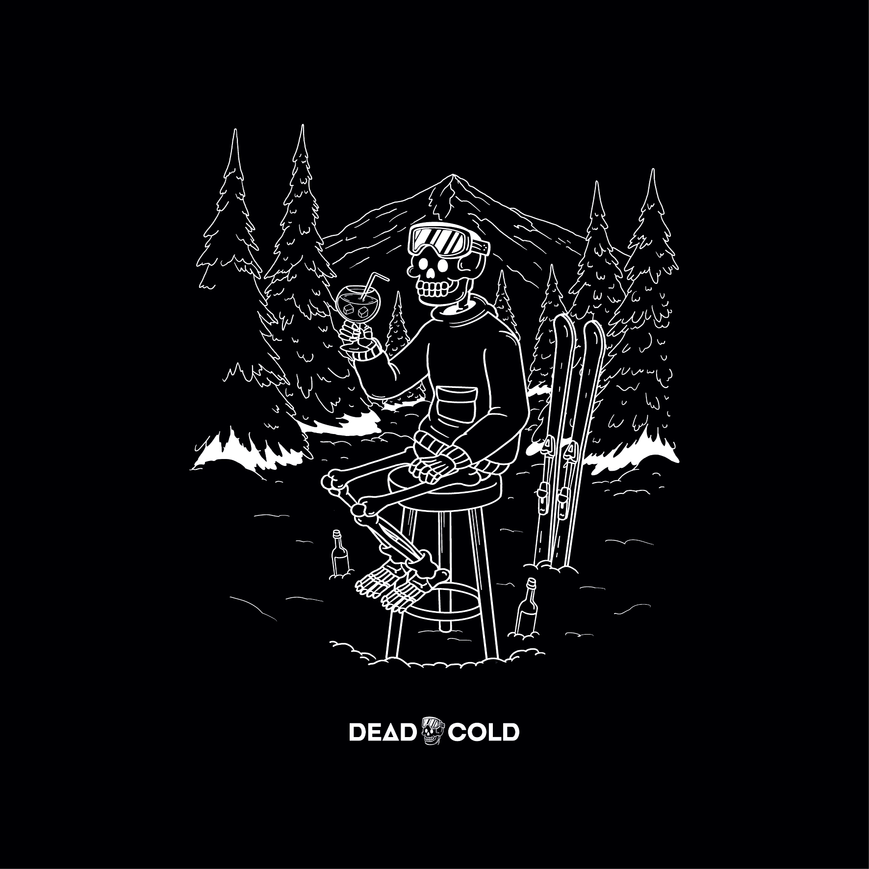 DeadCold Après Club Tee – Black