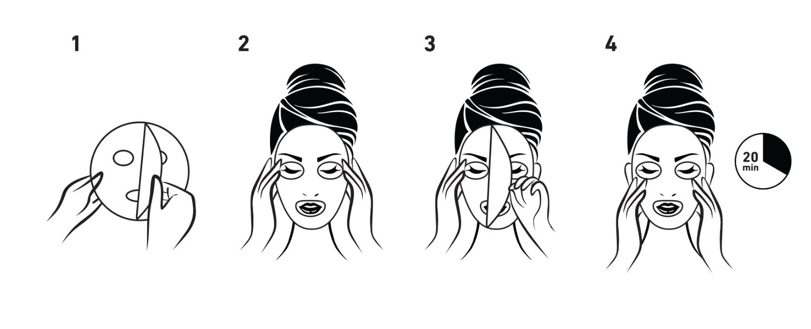 LediBelle bioceliuliozinė kaukė, 1 vnt