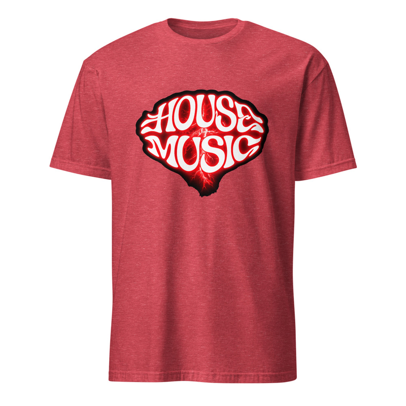 Unisex House Music Red Electric T-Shirt
