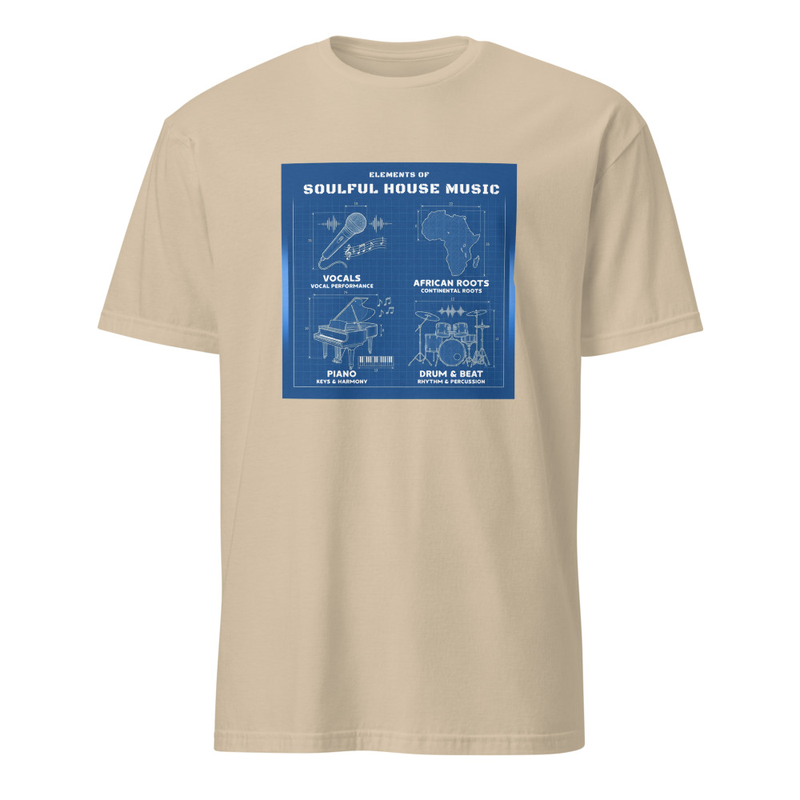 Unisex Elements of Soulful House Music T-shirt