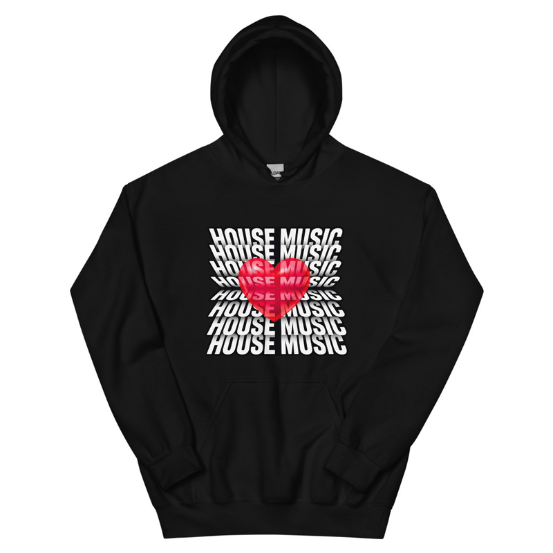 Unisex House Music Love Hoodie