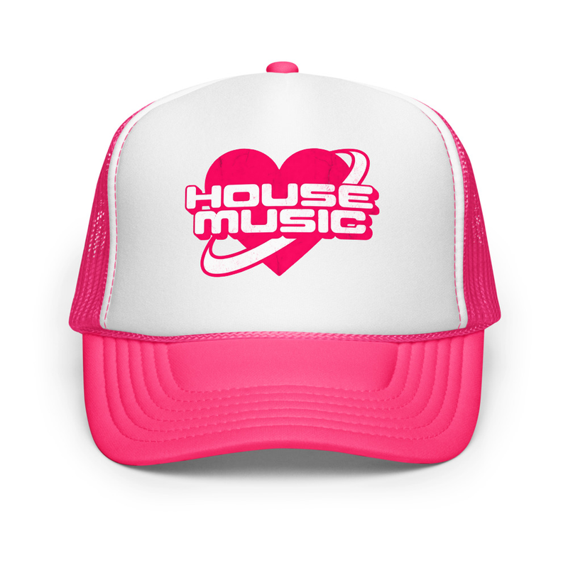 House Music Amor Foam trucker hat