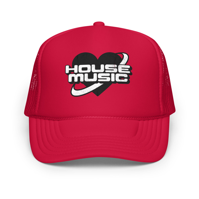 House Music Amor BL Foam trucker hat
