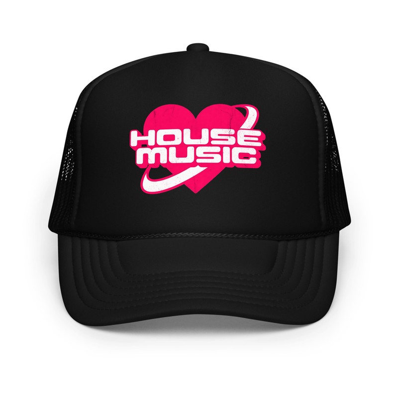 House Music Amor Foam trucker hat