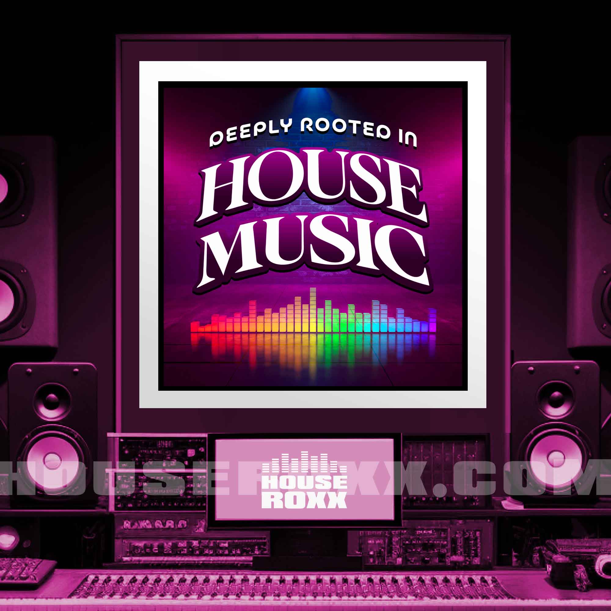 House Music Deeply Rooted Digital Art Print