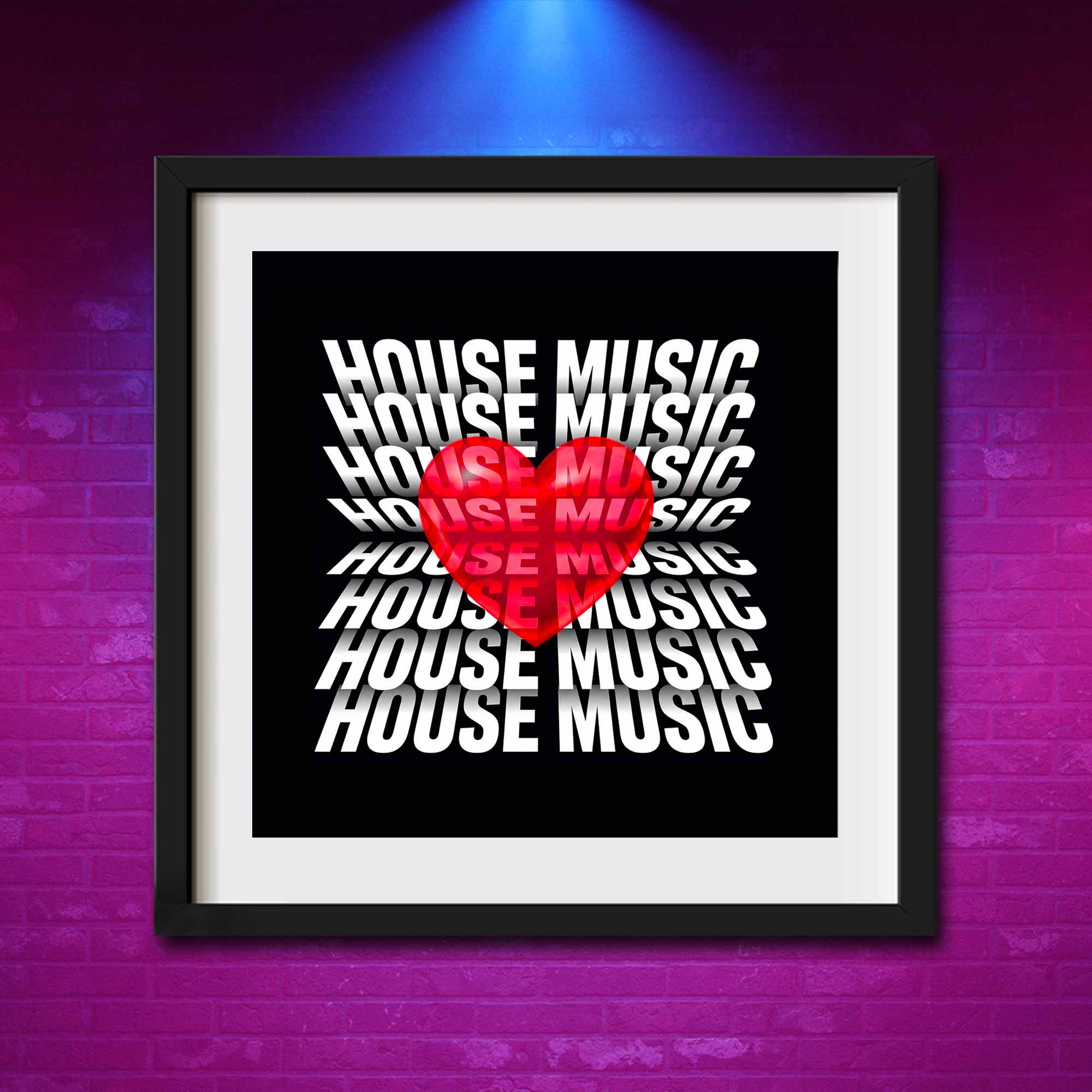 Paradise Bundle 6-Piece Set House Music Digital Art Print Collection