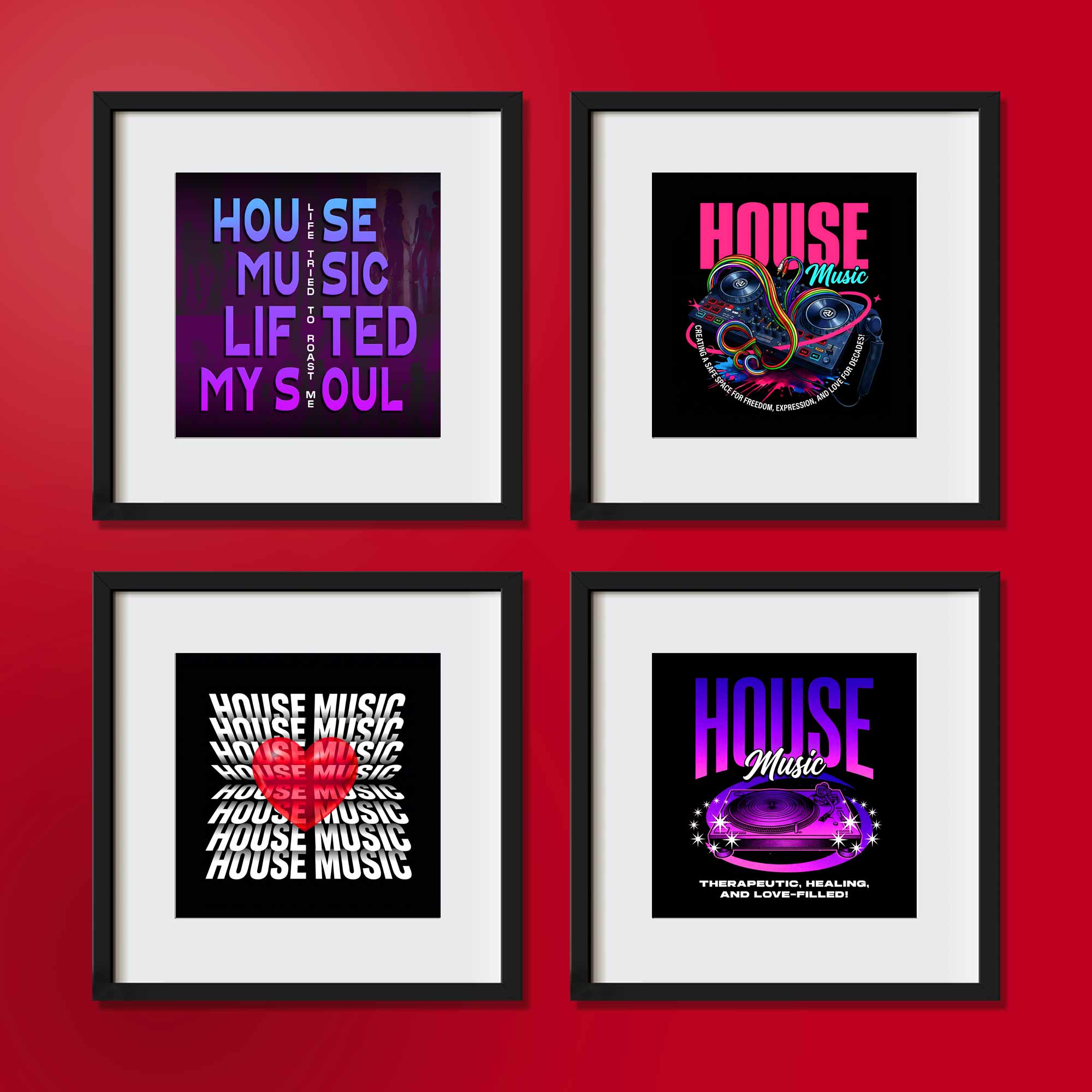 House Music Lifts My Soul Digital Art Print