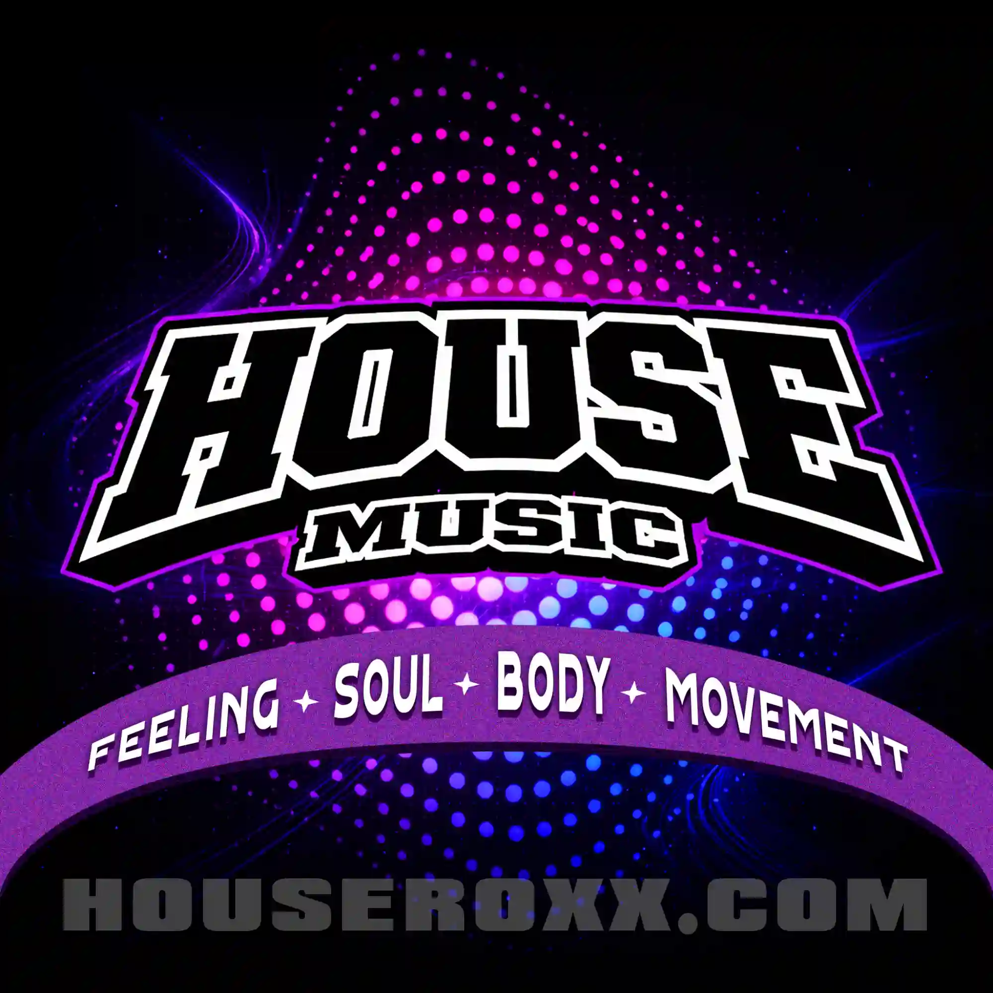 House Music Feeling & Movement Digital Art Print
