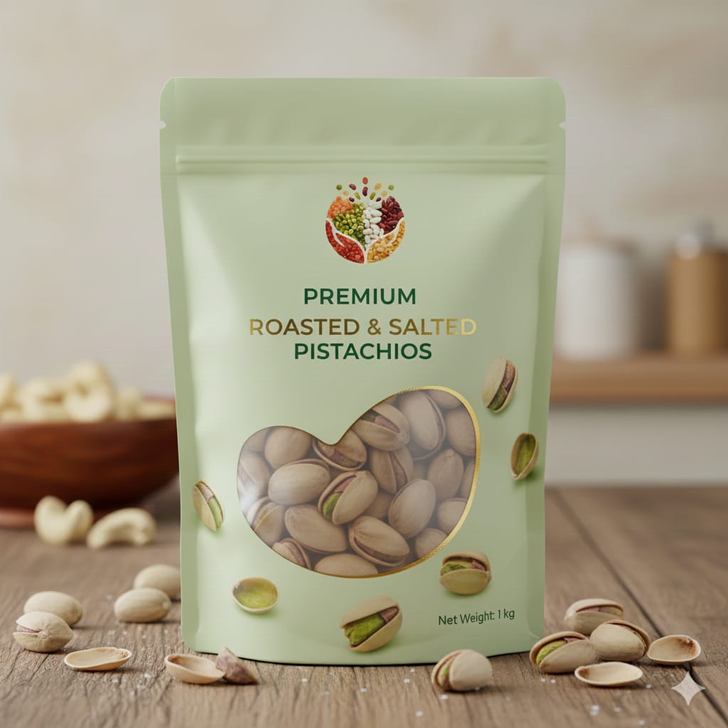 Premium Roasted & Salted Pistachios
