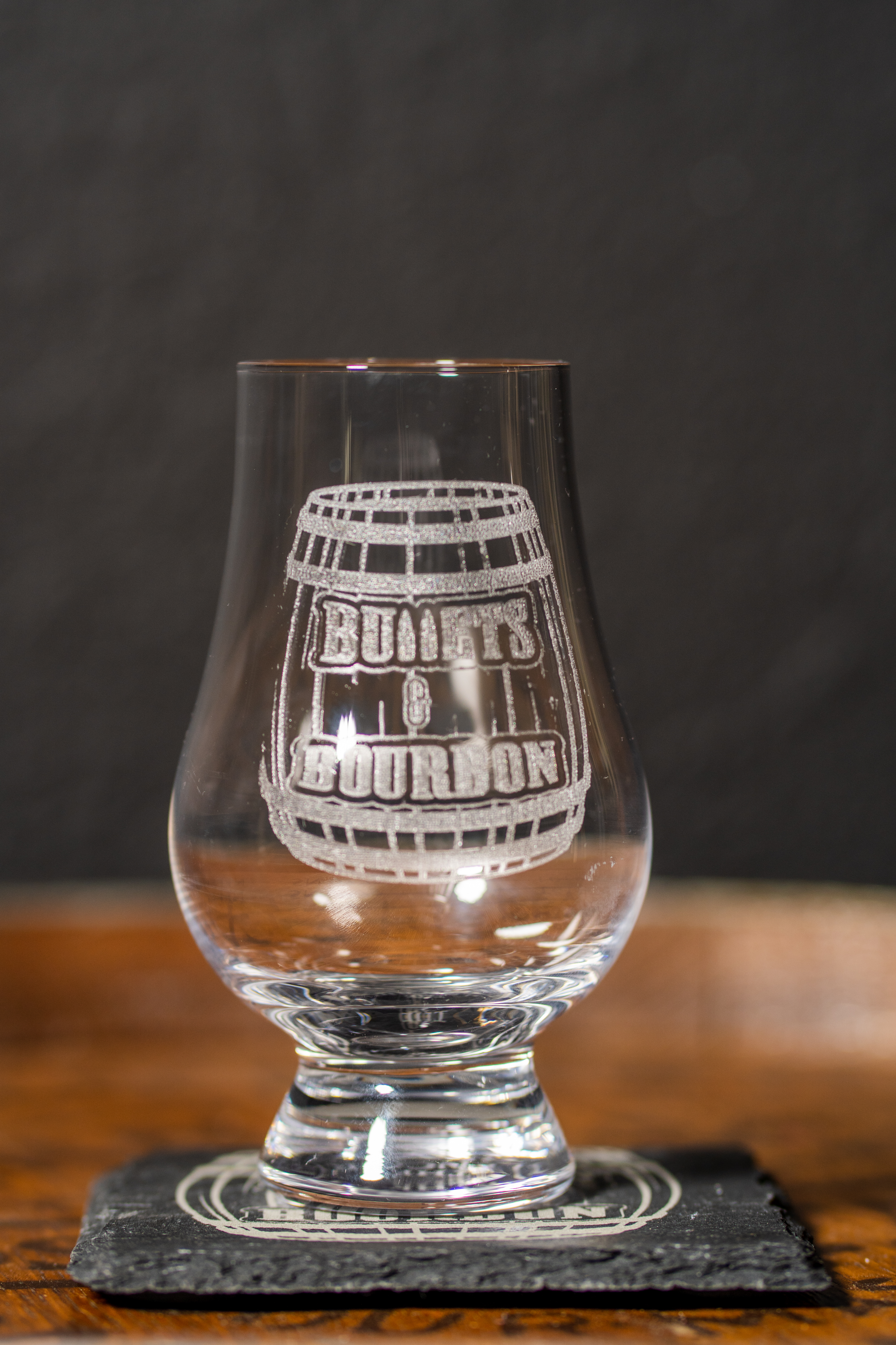 Engraved Glencairn Whiskey Glass | Bourbon Tasting Glass