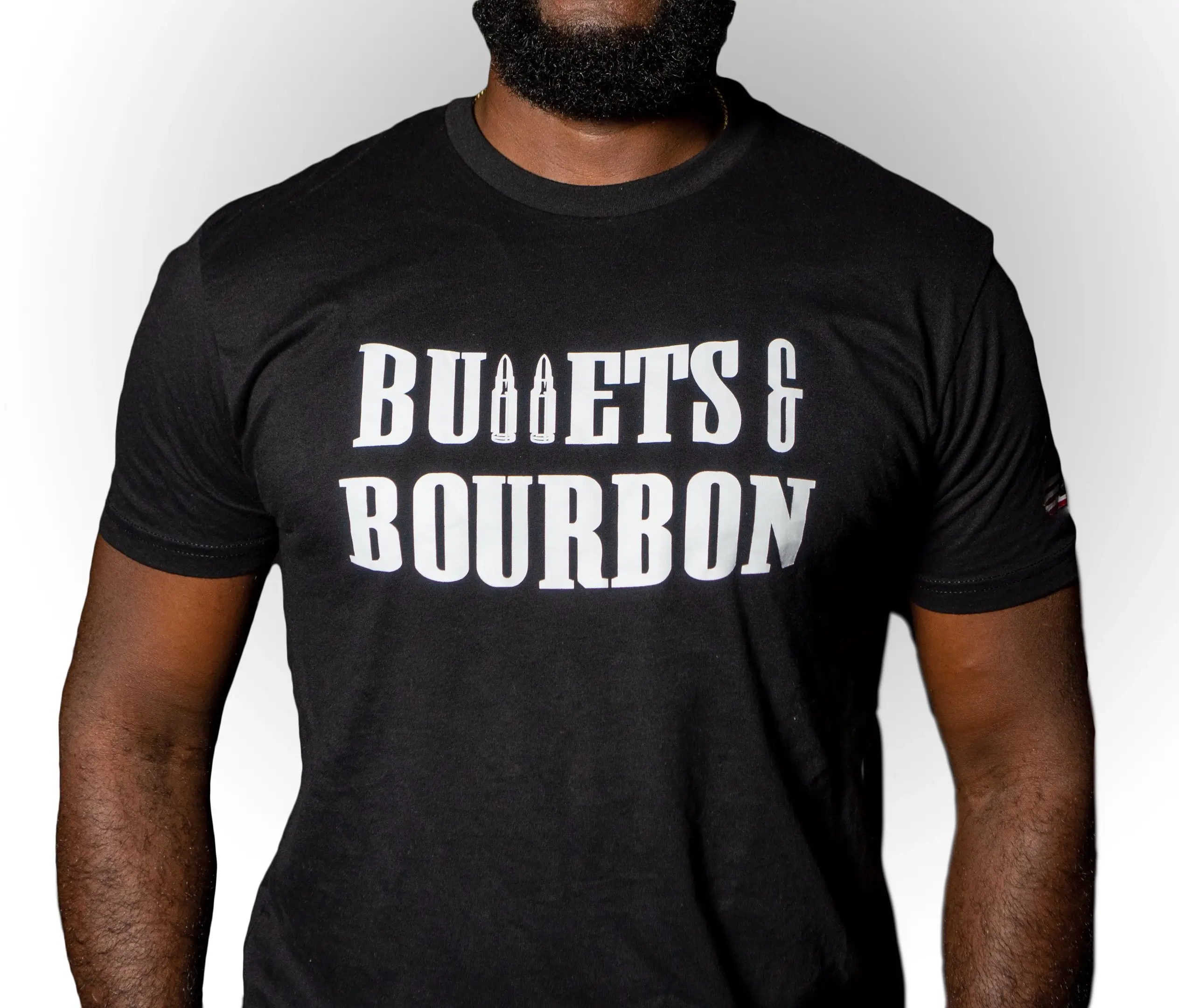 Black Bourbon Drinking T-Shirt 