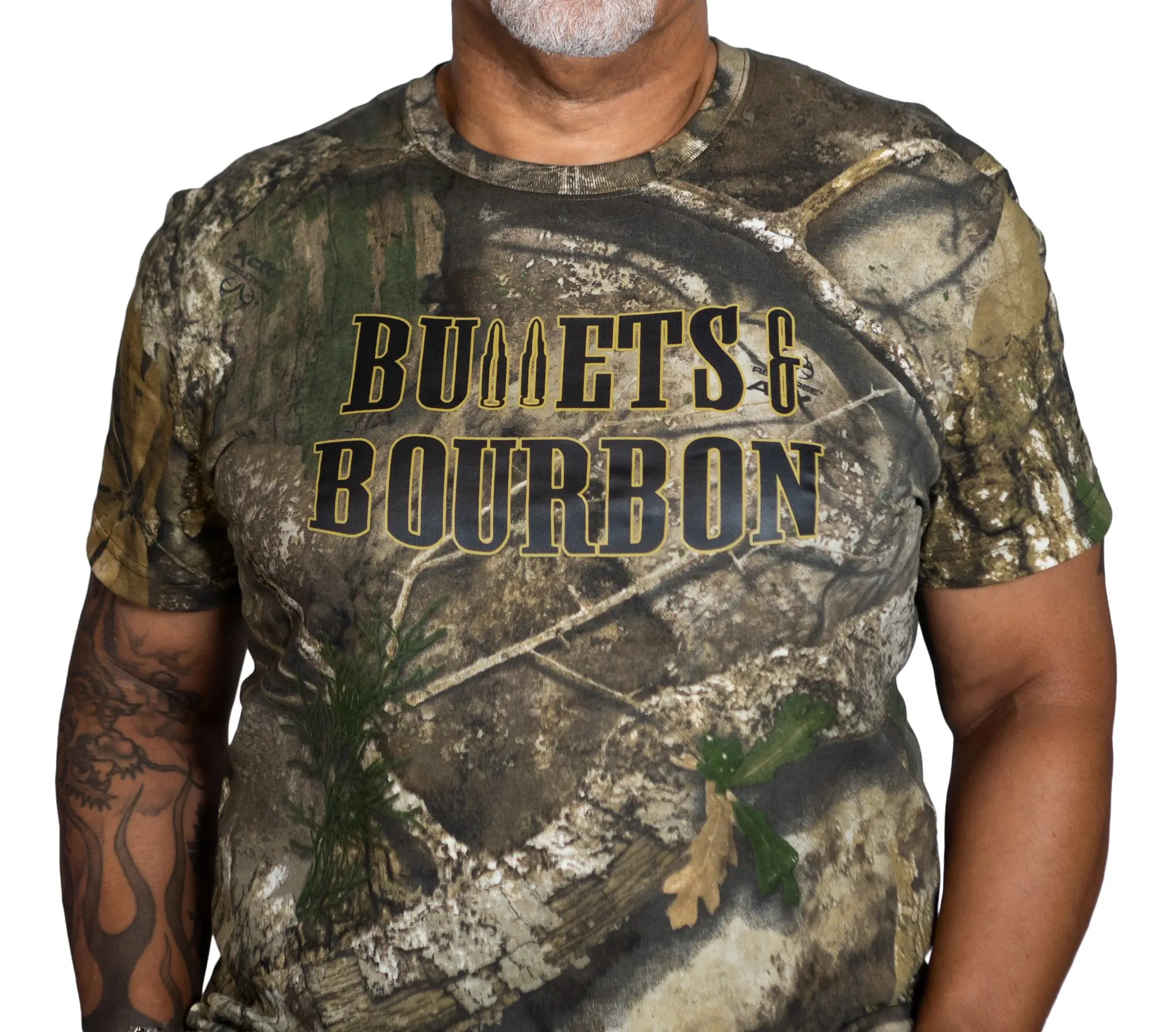 Camo Whiskey Hunting Shirt