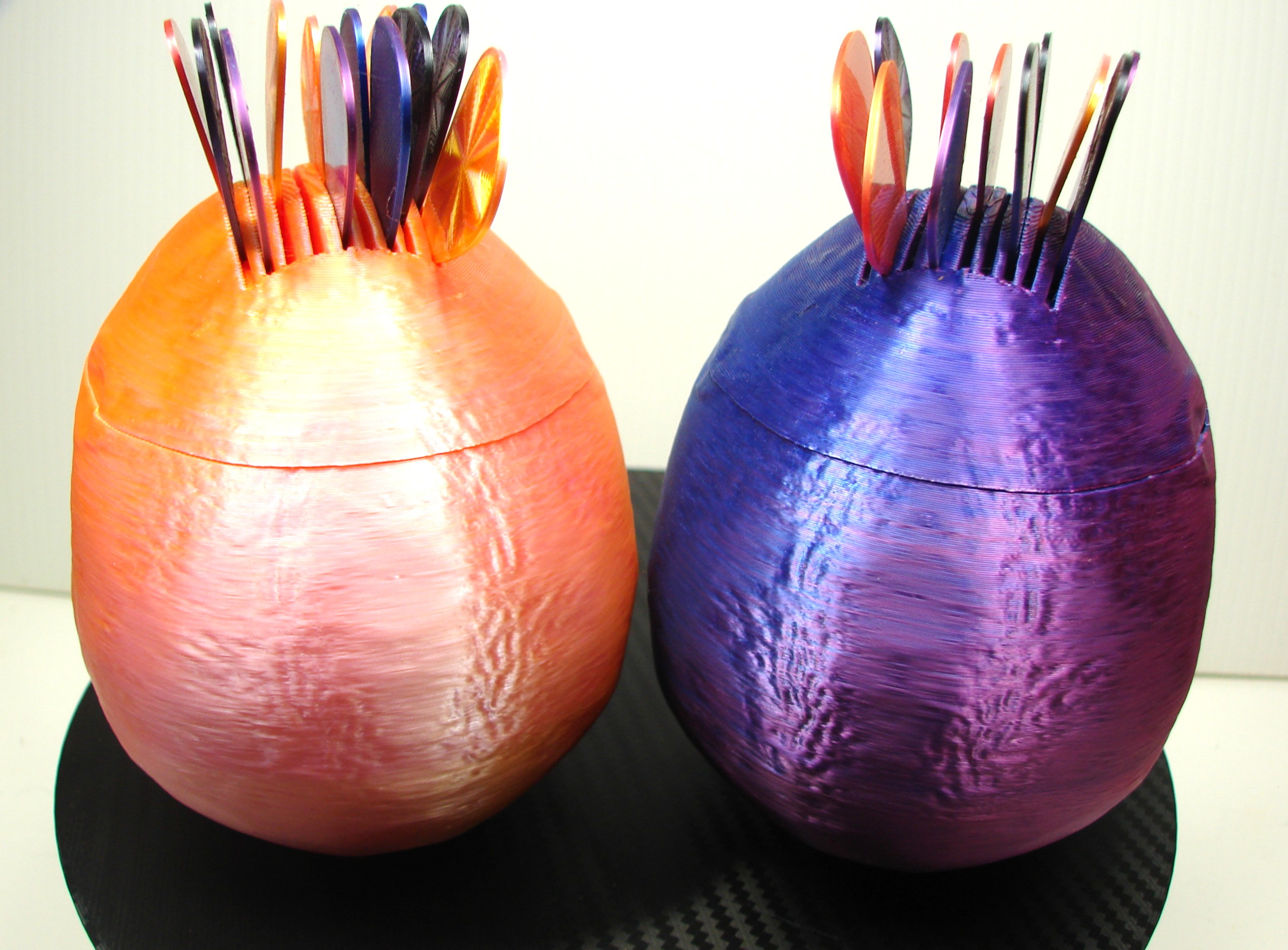 Skull Guitar Pick Holder with Secret Compartment 2 Colors 