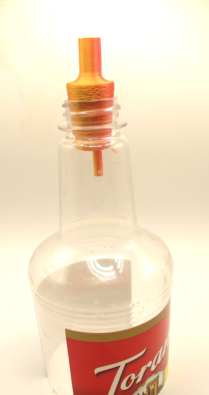 Bottle Pour with Cap for Coffee syrups - Wine - Bar Bottles works with Glass or Plastic