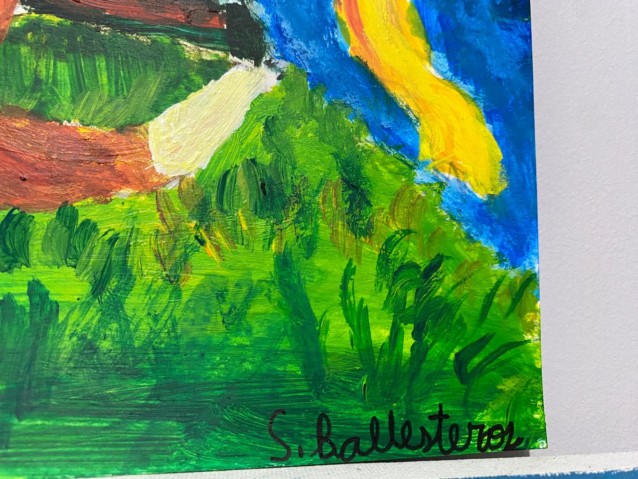 El principito  con su zorro viendo las estrellas