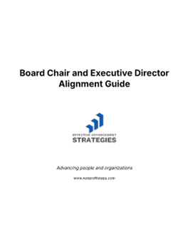 Board Chair & Executive Director Alignment Guide