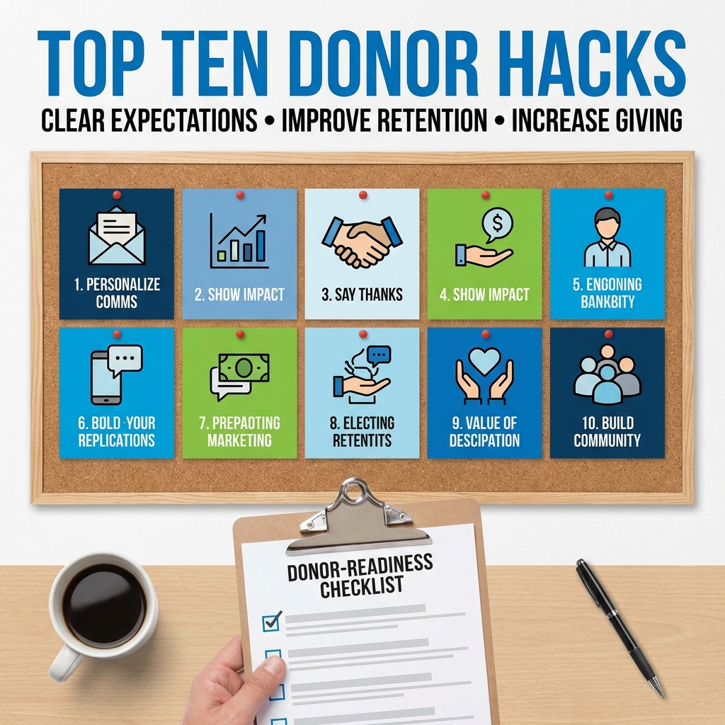 Top Ten Donor Hacks!