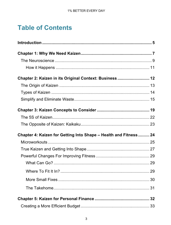 1% Better Every Day Package