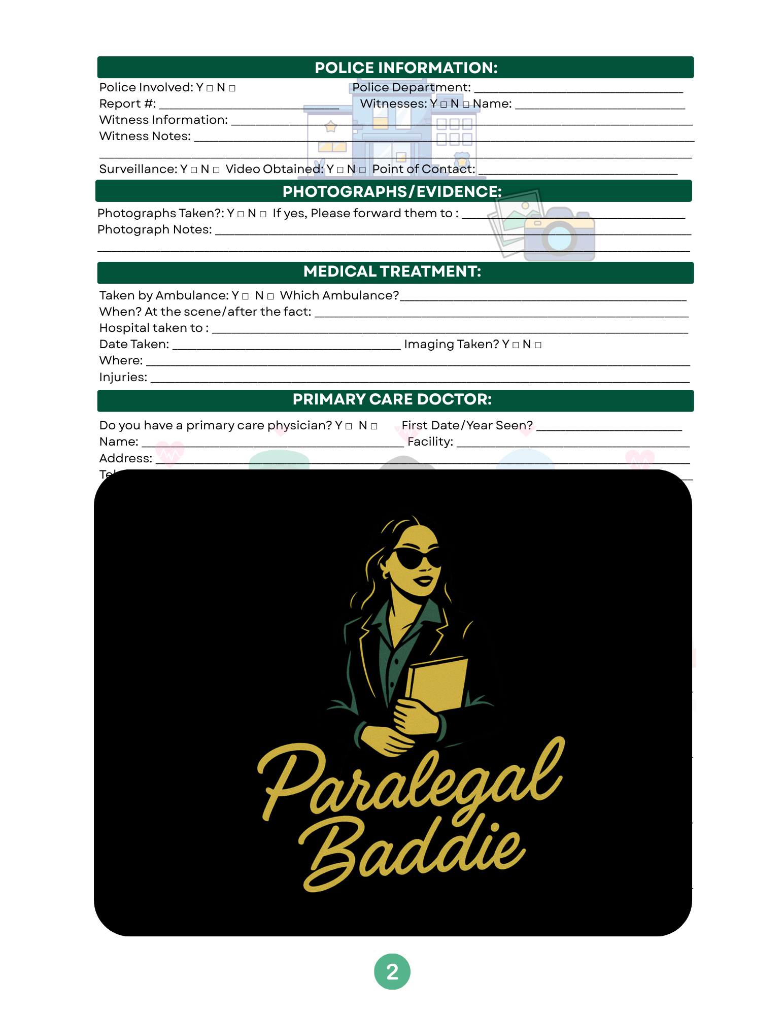 New MVA Client Intake Form