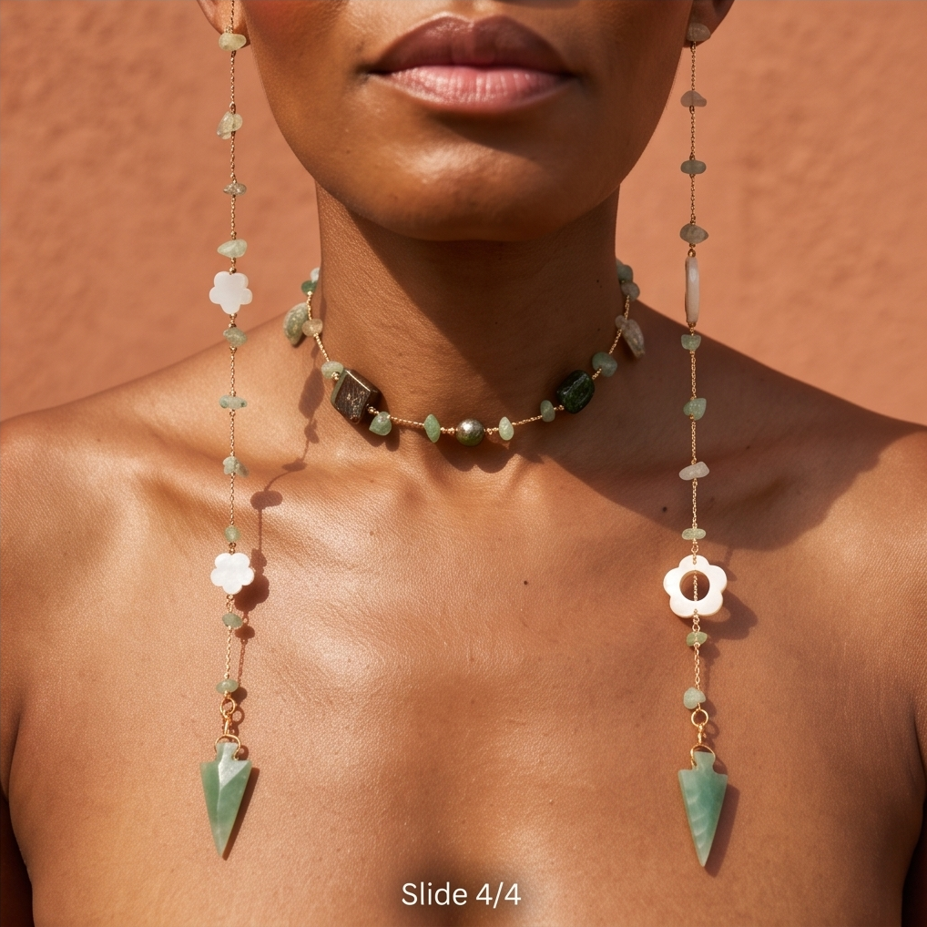 Aventurine Green Halo  (One Piece Set)