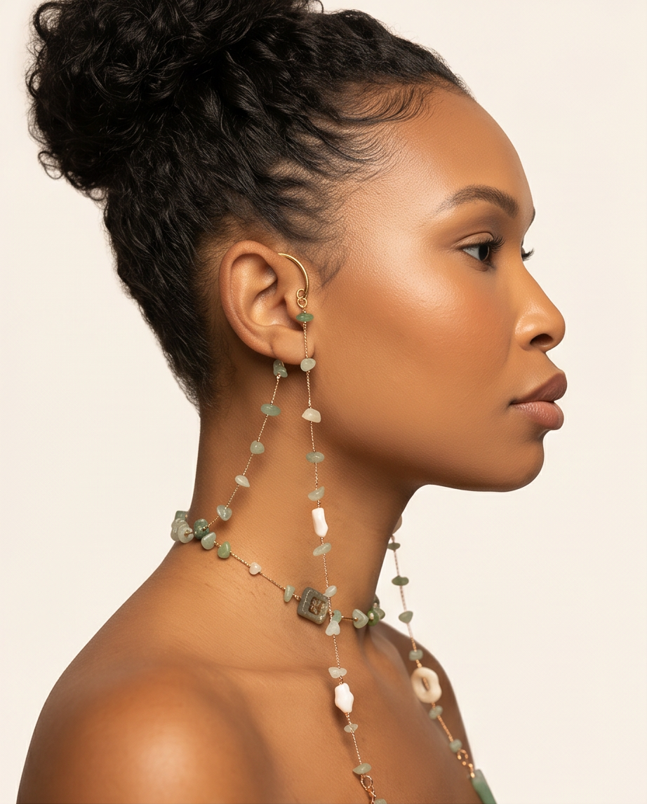 Aventurine Green Halo  (One Piece Set)