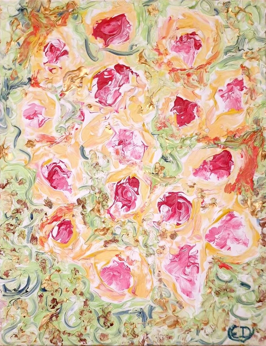 Le Jardin de Lumière, peinture contemporaine, Eveline David-Valette