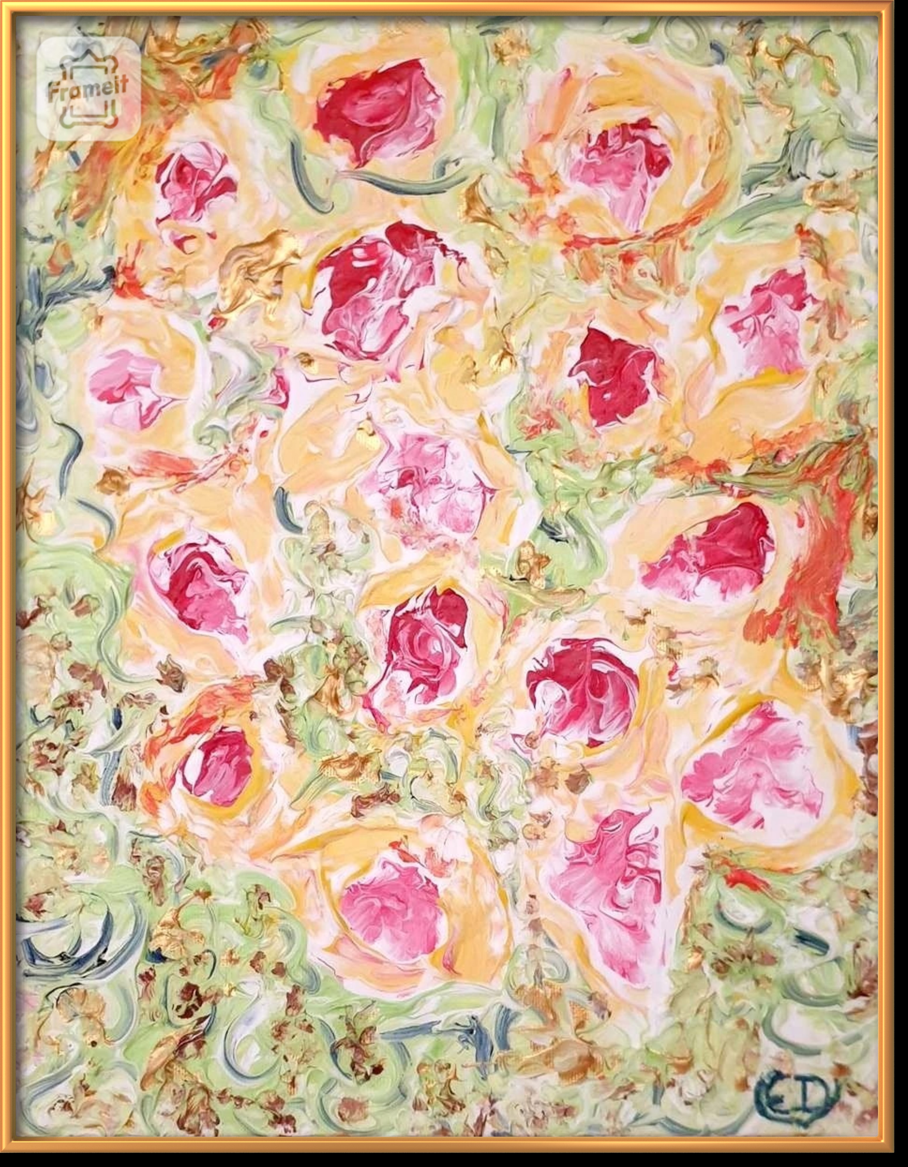 Le Jardin de Lumière, peinture contemporaine, Eveline David-Valette