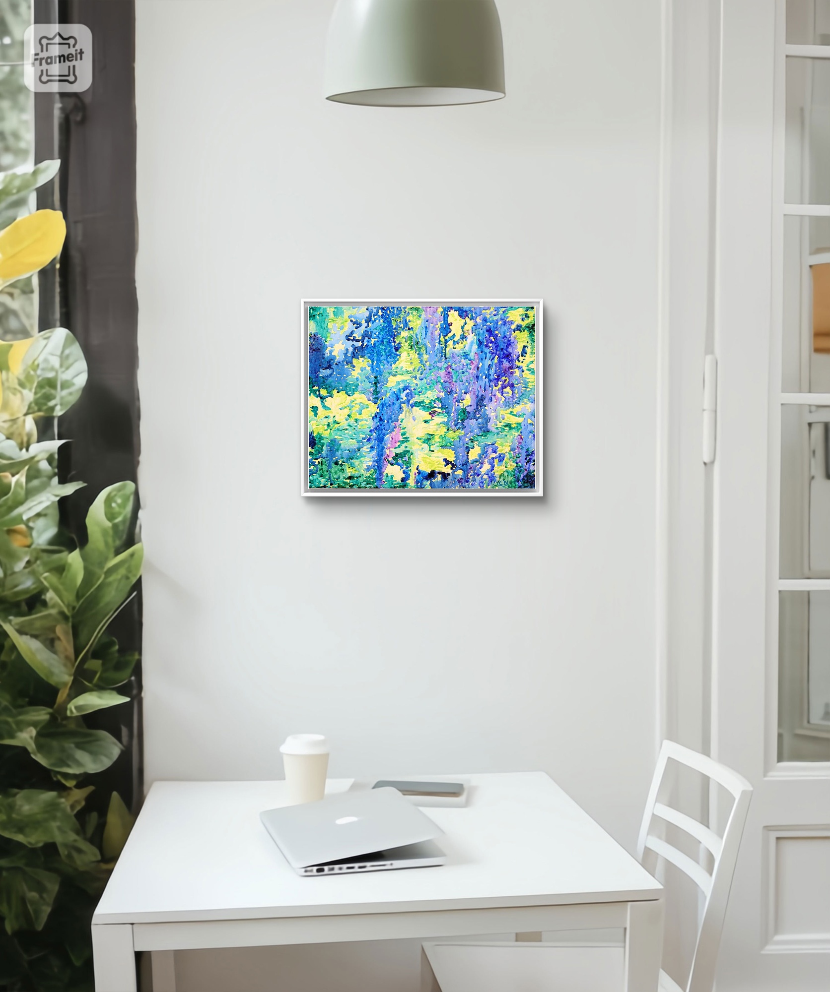 Sous-bois, peinture contemporaine, Eveline David-Valette