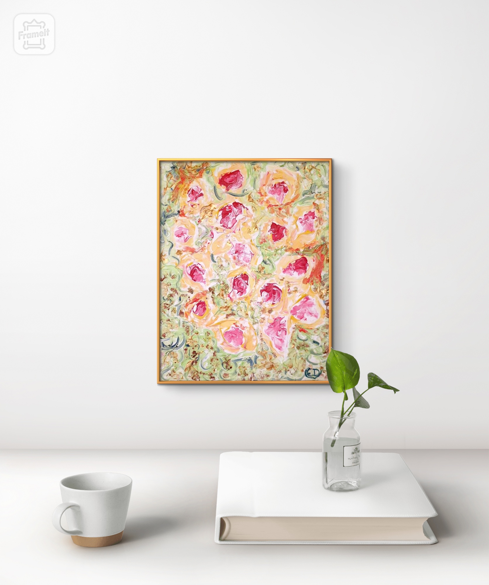 Le Jardin de Lumière, peinture contemporaine, Eveline David-Valette