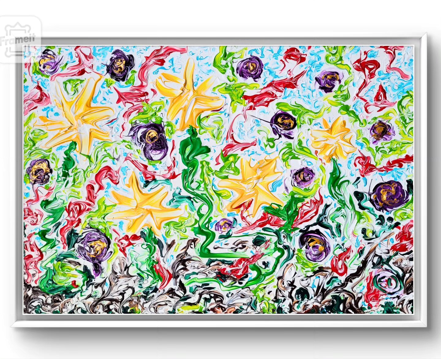 Vivre, peinture contemporaine, Eveline David-Valette