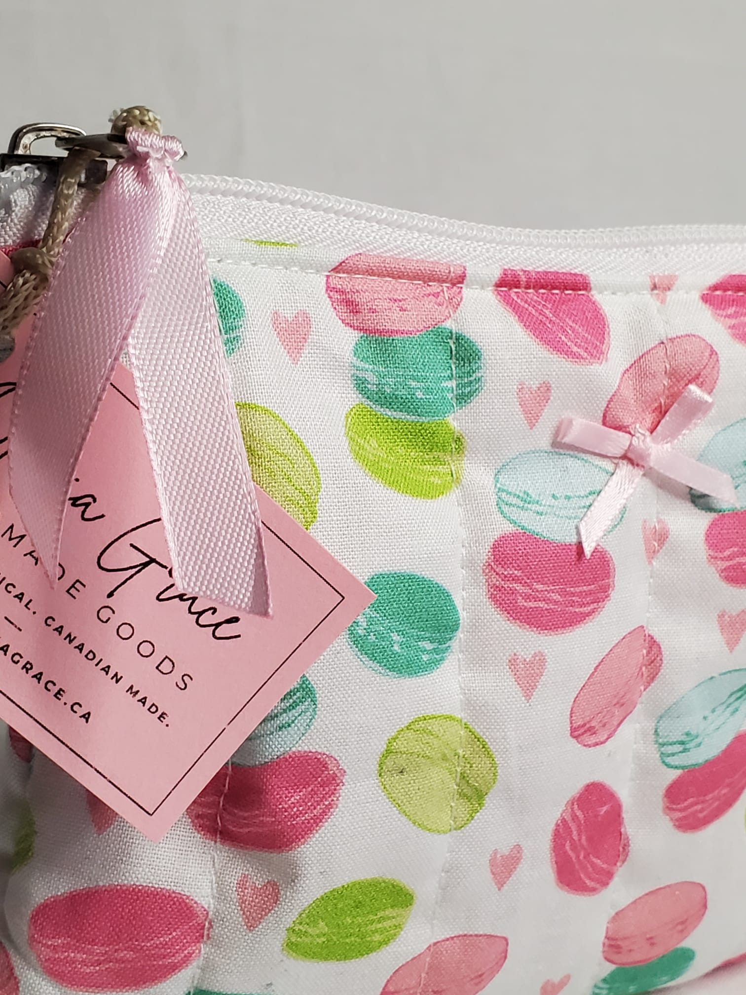Sweet Love Macaron Print Pouches