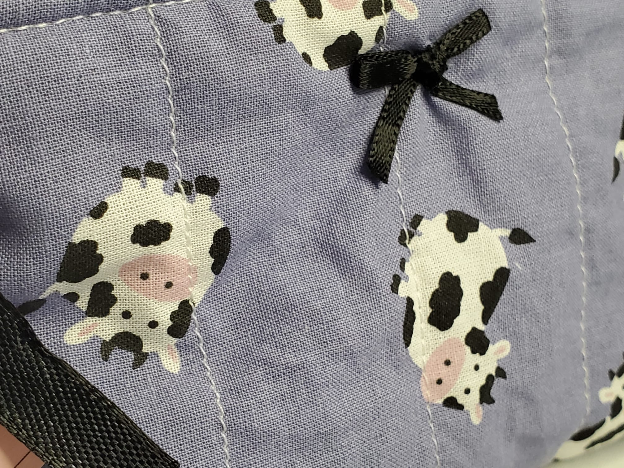 Mooo-dy Quilted Pouch Set
