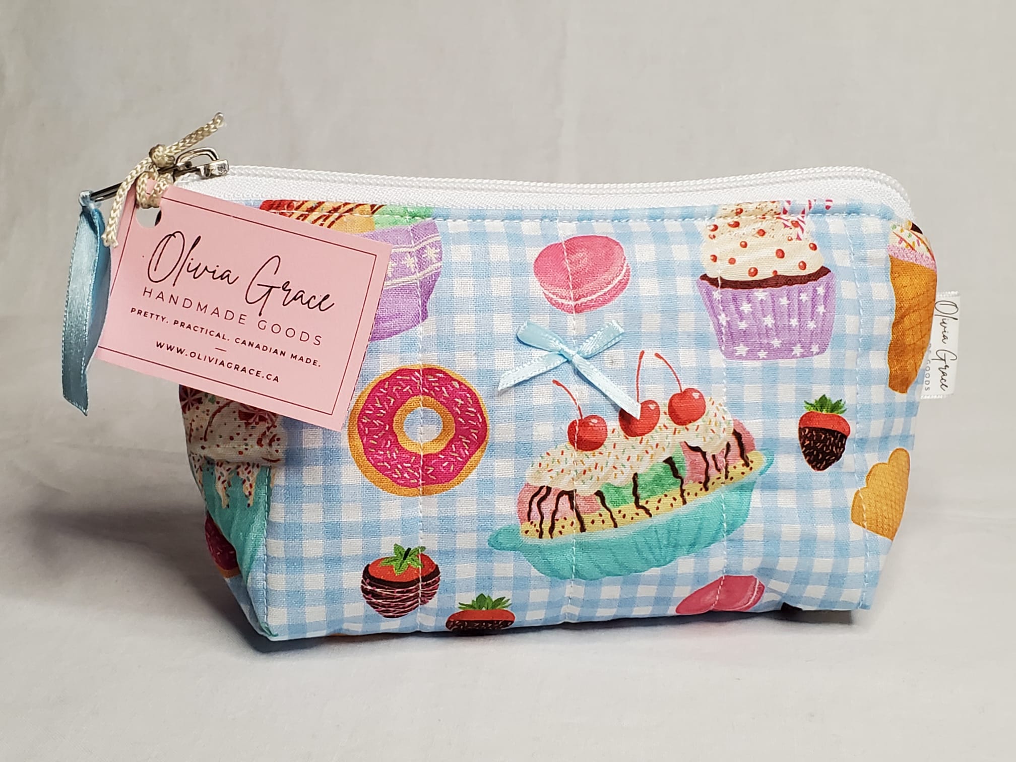 Milkshake Zippered Pouches
