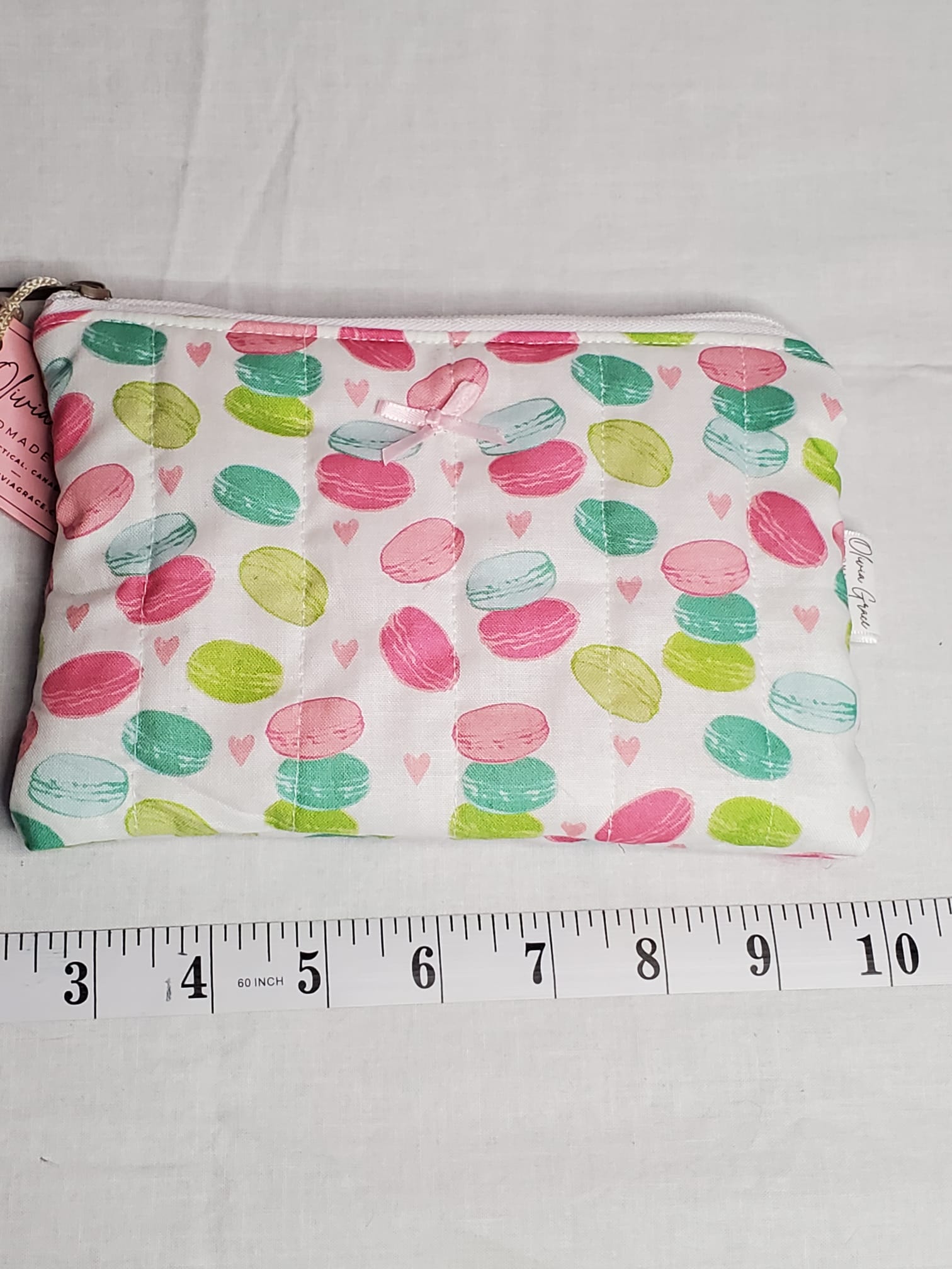 Sweet Love Macaron Print Pouches