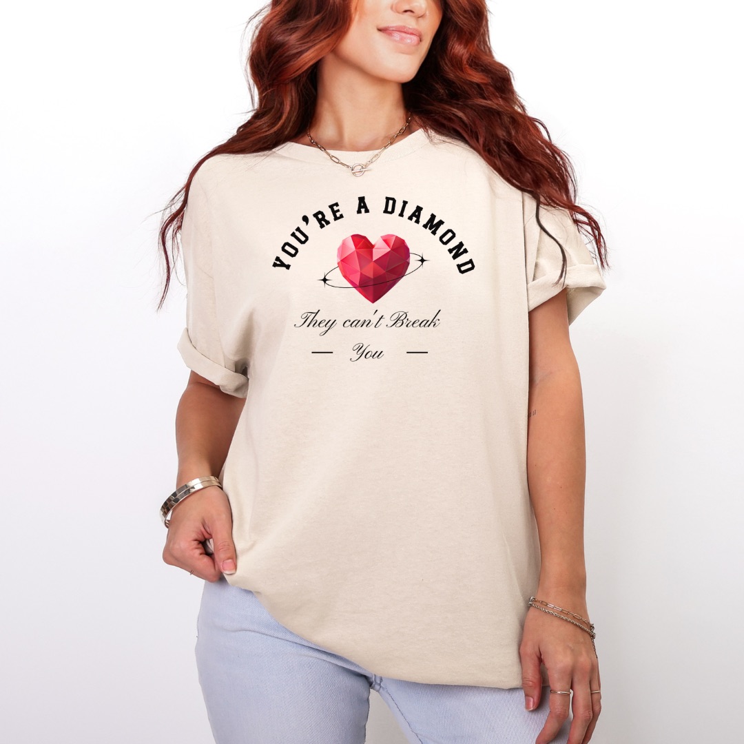 Diamond Heart Graphic Tee