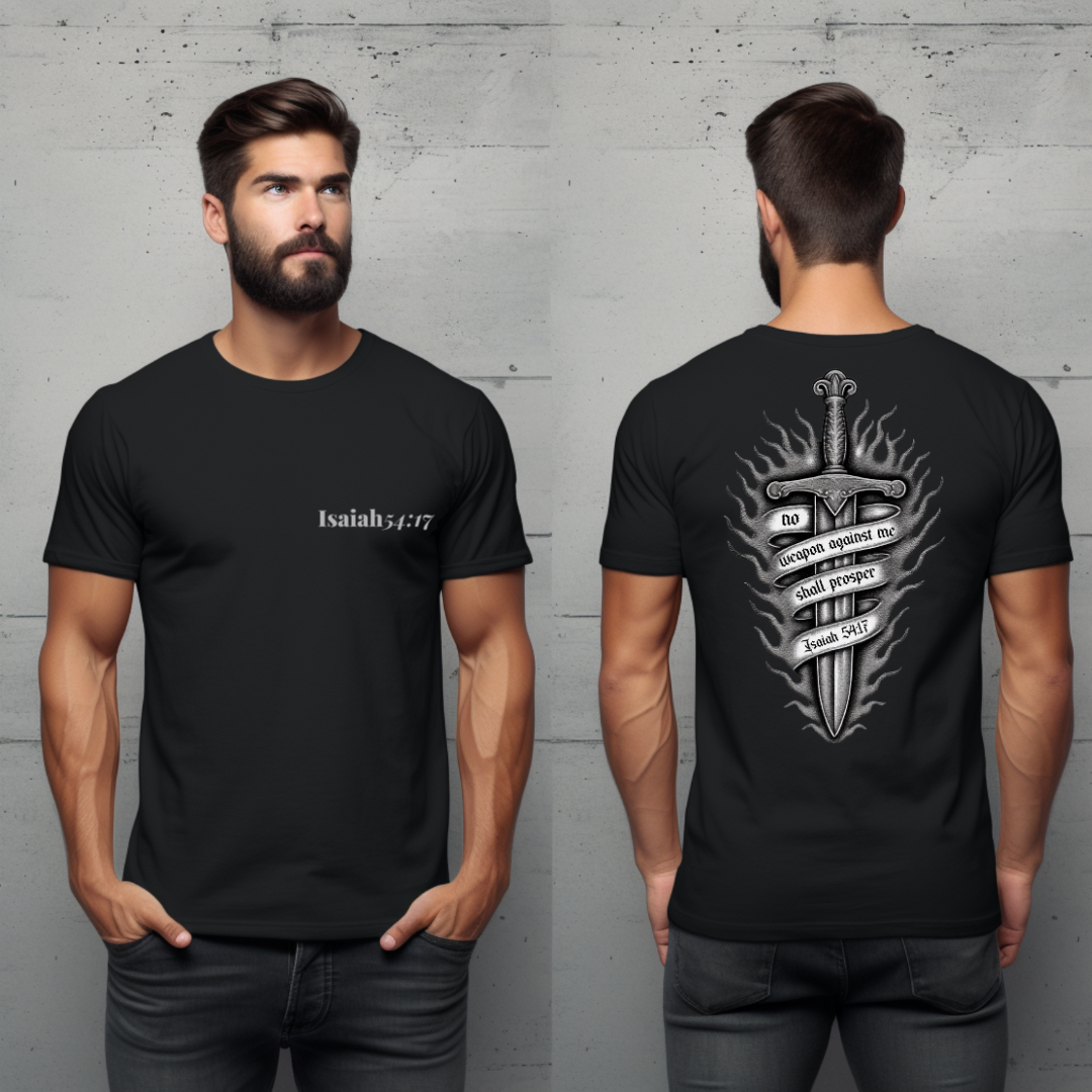Isaiah 54:17 Graphic T-Shirt