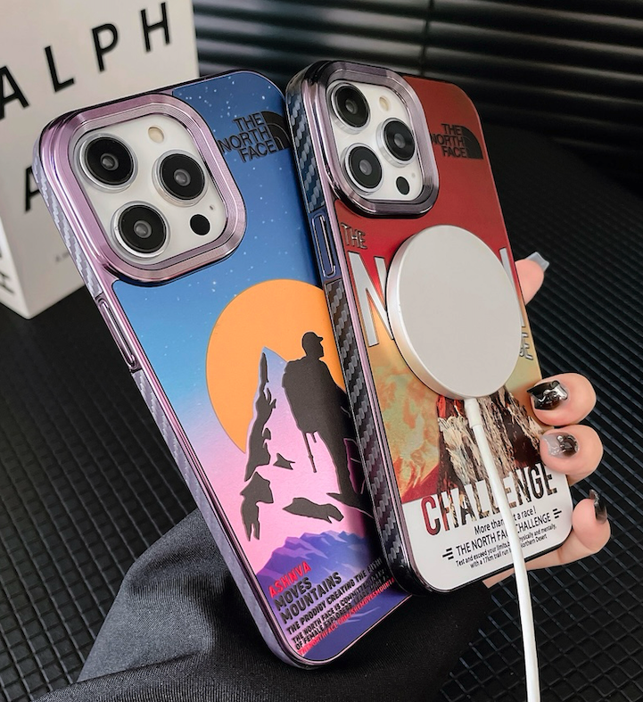 THE NORTH FACE Magsafe Coque Cover Case Hulle Custodia For Apple iPhone 17 Pro Max iPhone AIR 16 15 14 13 12.  /7