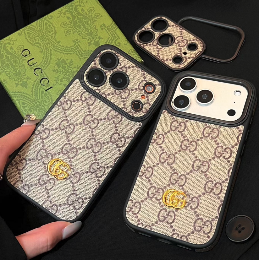 GUCCI Coque Cover Case Hulle Custodia For Apple iPhone 17 Pro Max iPhone 16 15 14.  /12
