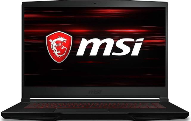 MSI Gaming Laptop (Core i5 10th Gen, 16GB RAM, 512GB SSD) – 15.6" IPS Display, Black