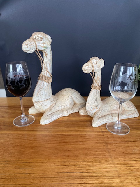 Camel Lot Estate Wine Glasses