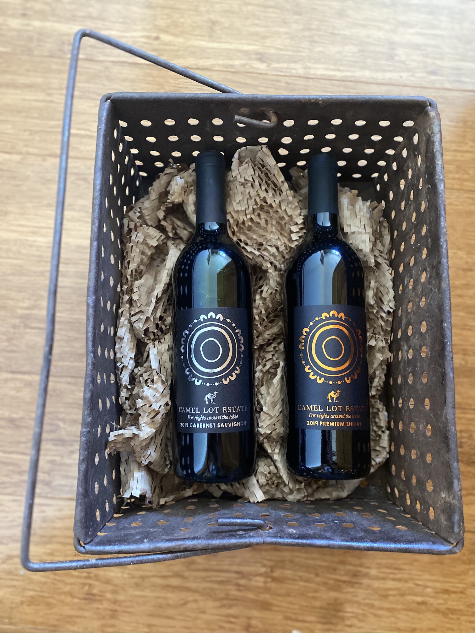 Vintage Grape Basket Gift Pack