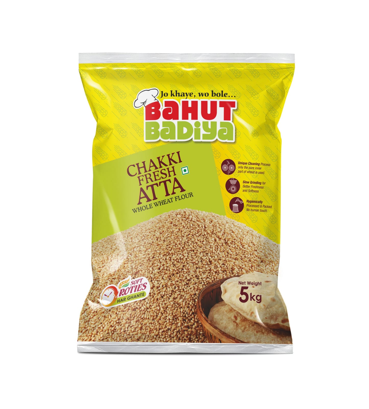 Bahut Badiya Chakki Fresh Atta